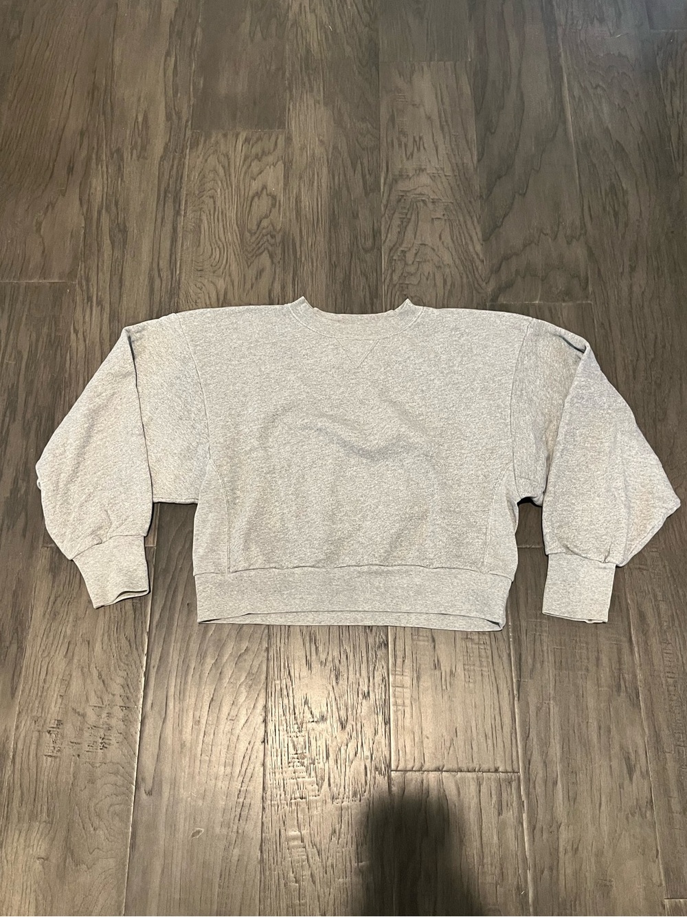 7 mankind french terry crop oversized sweatshirt XS